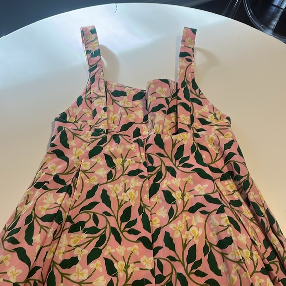 Agua by AguaBendita Hortensia Rosa Poplin Midi Dress - S - Picture 7 of 11